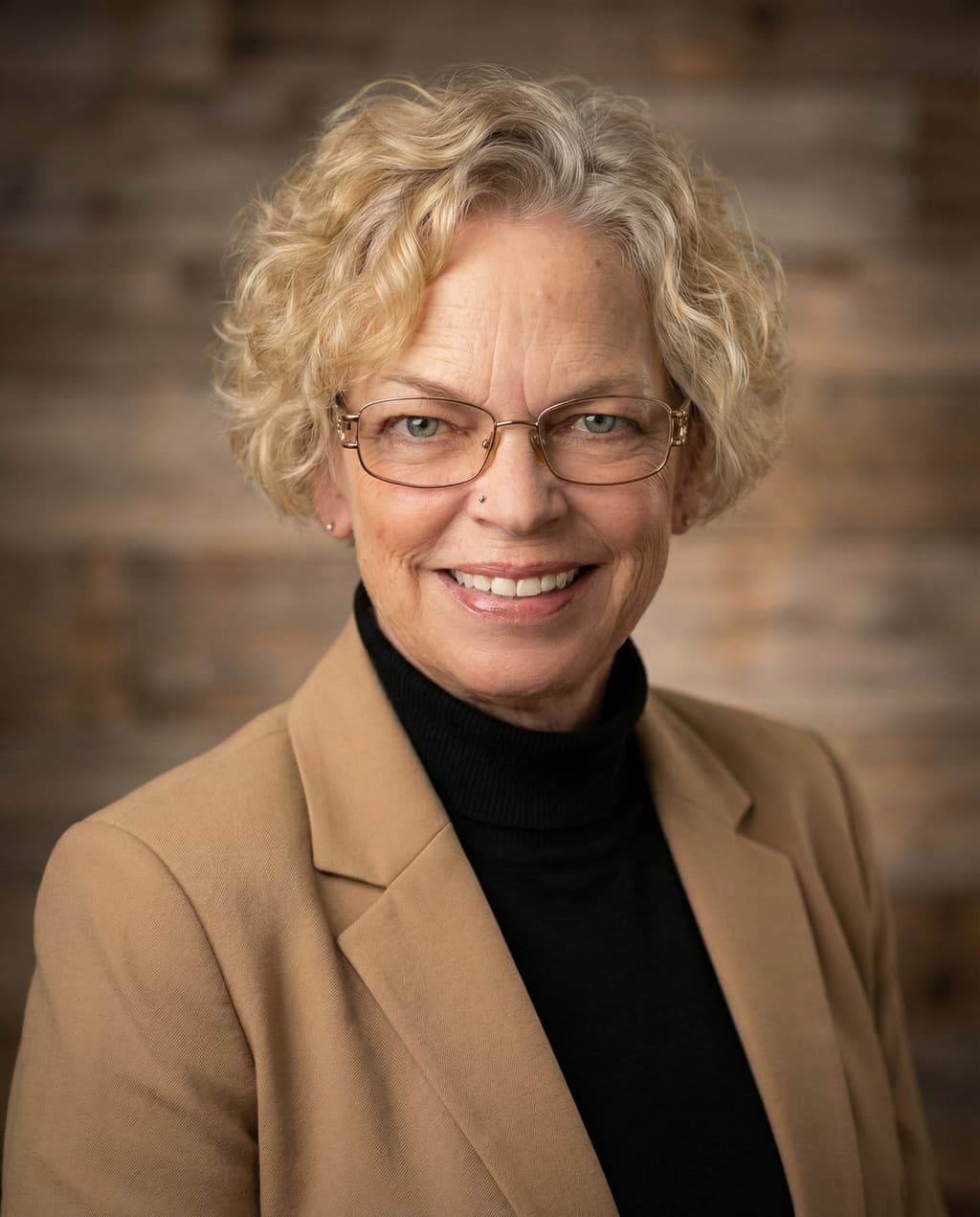 HeadshotPro AI headshot result with clean studio background